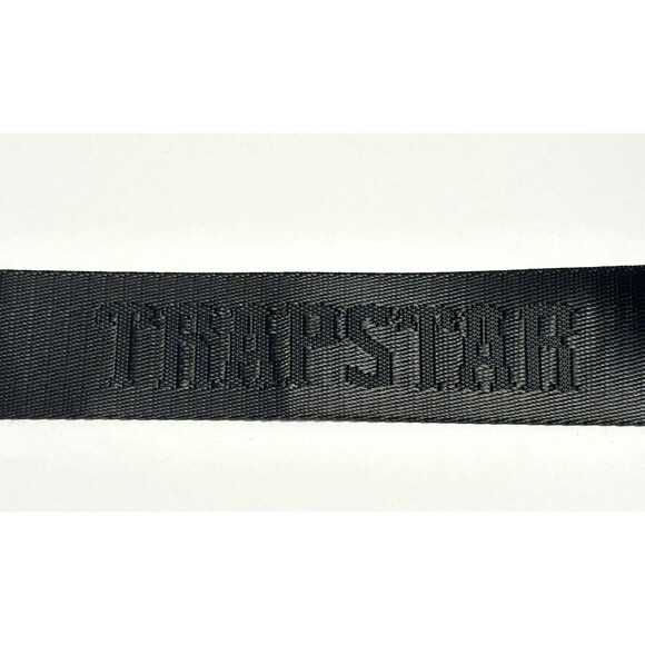 TRAPSTAR Crossbody Reflective Irongate Black Square Bag Nylon Adjustable Strap - Picture 9 of 9